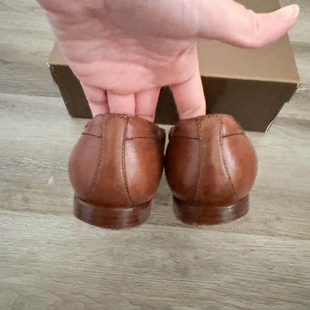 Gucci Brown Leather Tassel Flats 36.5/6 - Picture 7 of 7